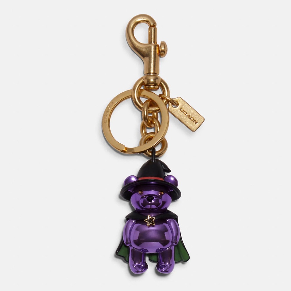 Coach Halloween Witch Bear Bag Charm
